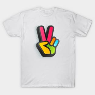 Peace finger T-Shirt